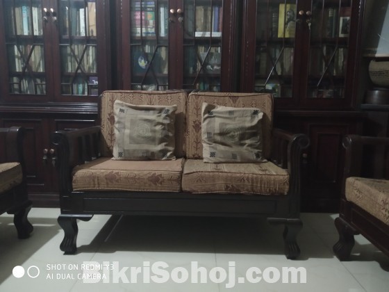 Sofa Set Consisting of Three Sofas. Every is Two Seated